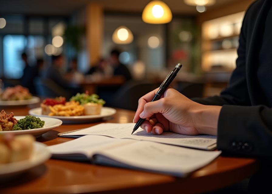 Restaurant review process in Singapore